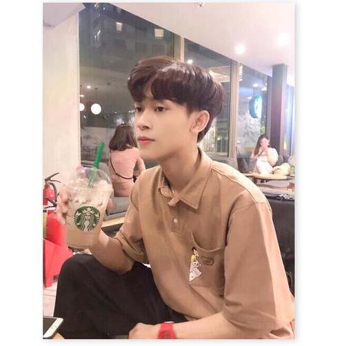 áo thun unisex cổ bẻ, form rộng, tay lỡ - hàng bao giặt máy NGỌC HÂN FASHION