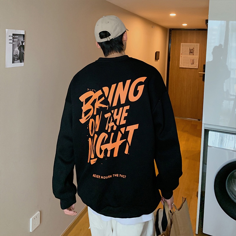 Áo Sweater Bring phong cách Ulzzang Hàn Quốc tay dài họa tiết in hình phong cách cá tính CoolZ C002