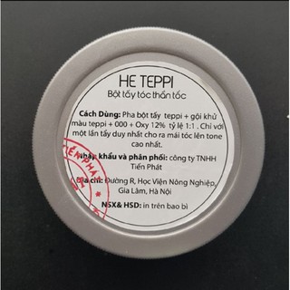 Bột Tẩy Tóc Xanh HE TEPI 500g