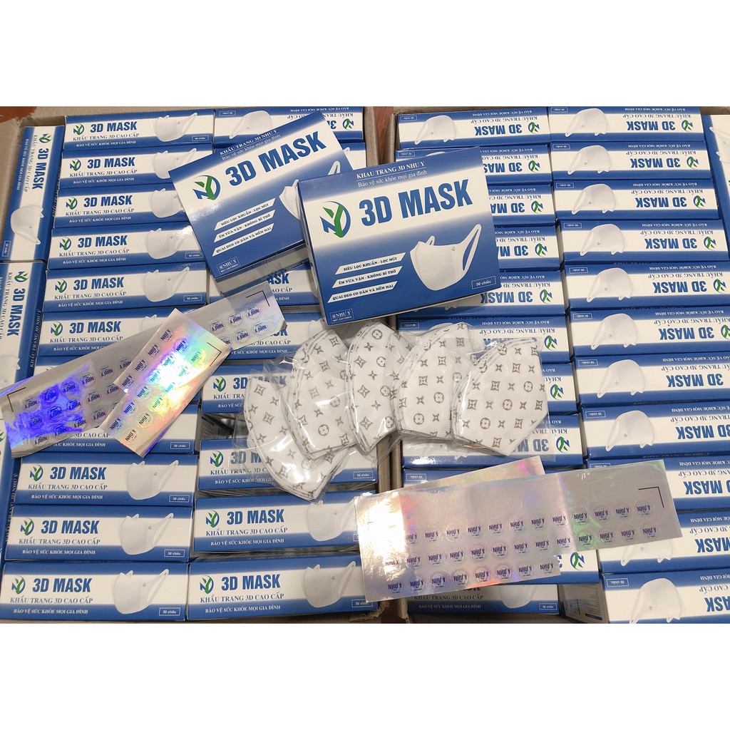 [CÓ SẴN] Khẩu Trang 3D MASK Công Nghệ Mới Vải Kháng Khuẩn( Monji, Masuji, Xuân Lai,Duy Khánh) Loại Đẹp RẺ NHẤT | BigBuy360 - bigbuy360.vn