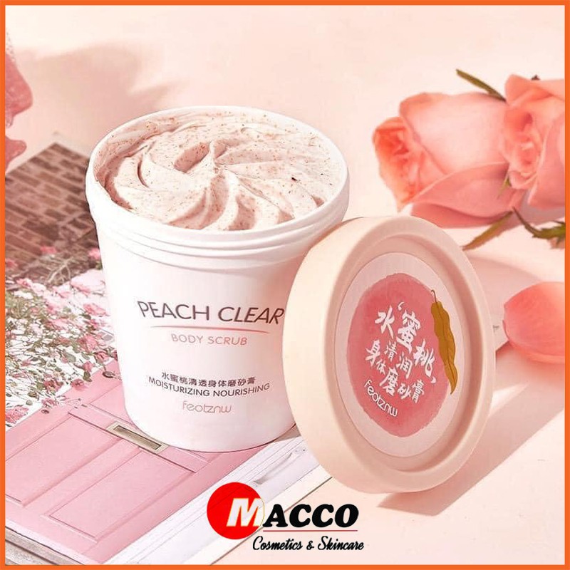 Hũ Tẩy Da Chết Body đào Heyxi Peach Clear Body Scrub 200G - Tẩy Tế Bào Chết Toàn Thân | BigBuy360 - bigbuy360.vn