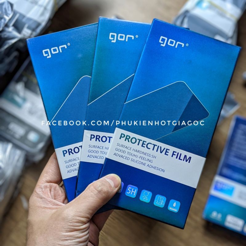 Bộ 5 film PPF dán dẻo chống xước trong suốt Gor 0.15mm Xiaomi Redmi K40 Pro / K40 gaming / K30 / K20 Ốp lưng Siliconỏng