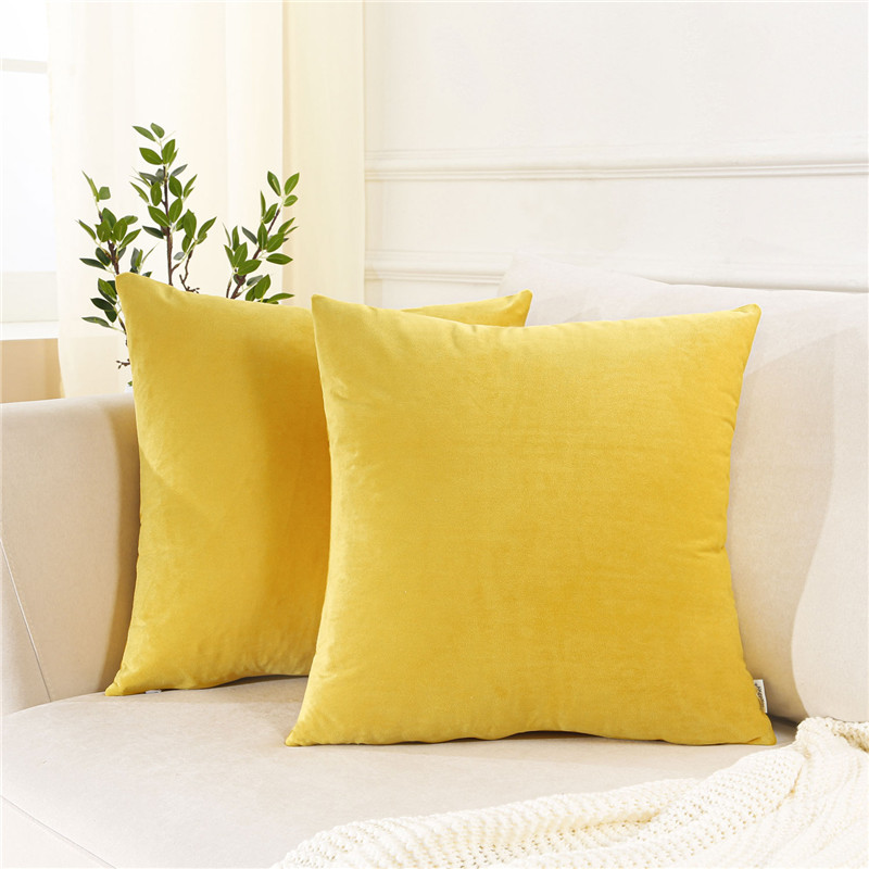 Ready Sotck Soft Velvet Cushion Cover 30*50 Decorative PillowCase 40x40cm Square Pillow Cover for Bed Sofa Hotel Decoration | BigBuy360 - bigbuy360.vn