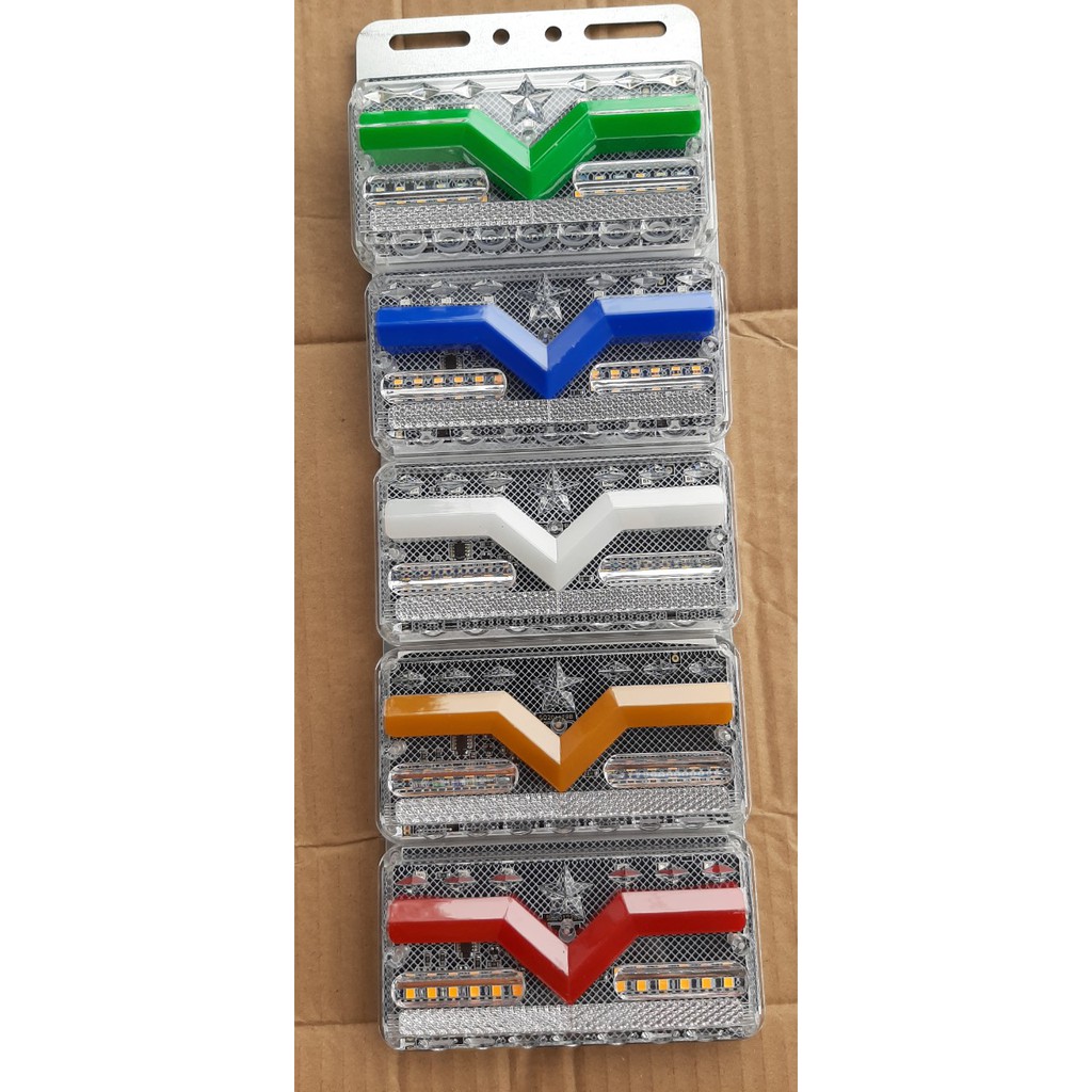 Đèn sườn xe tải chữ v cao cấp 24v