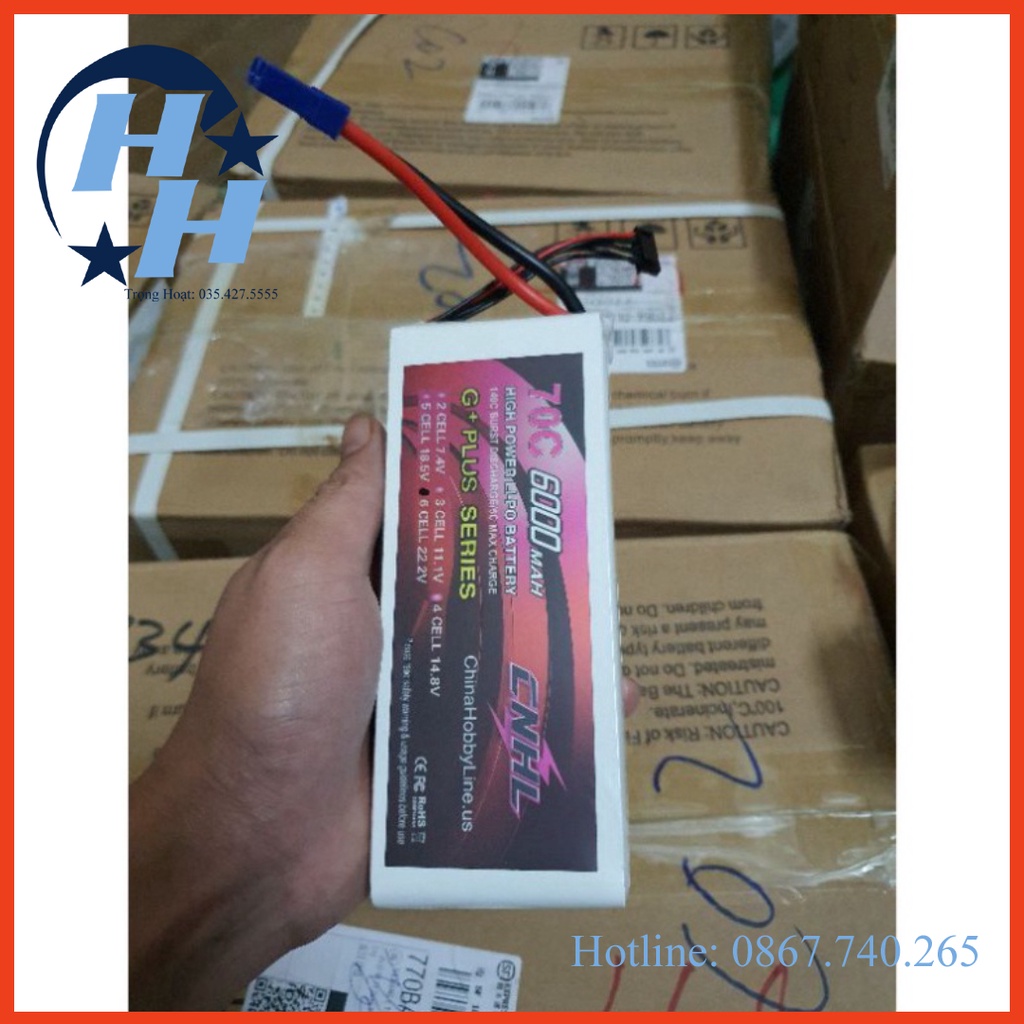 PIN CNHL G+Plus Li-Po 6000mAh 22.2V 6S 70C