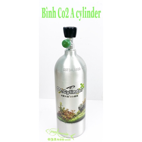 Bình CO2 nhôm A cylinder 1L, 2L và 3L