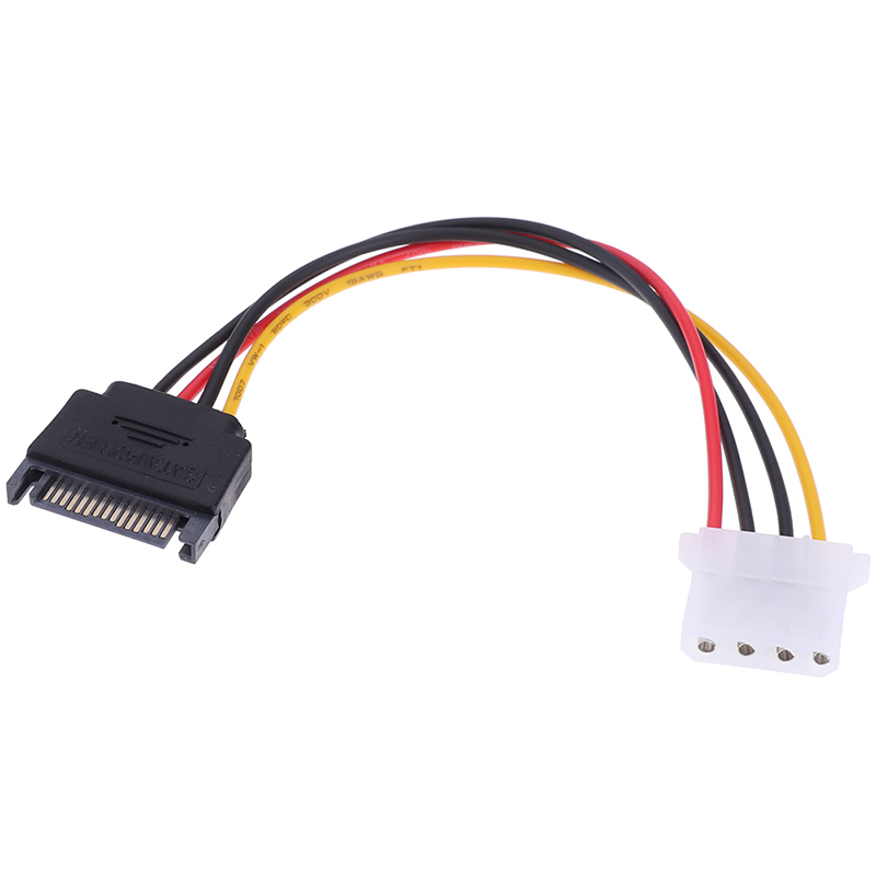 Dây Cáp Nguồn SATA 15 Pin Sang Molex IDE 4 Pin Chuyên Dụng