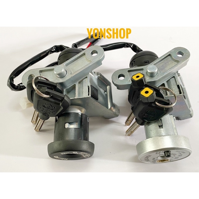 Bộ Ổ Khoá Xe SH 150 Ý/ Dylan/ PS Chìa 8 Cạnh Chống Trộm Cao Cấp Chính Hãng VƯƠNG NIỆM