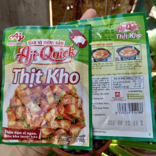 Gia vị nêm sẳn Cá kho/Thịt kho Ajiquick