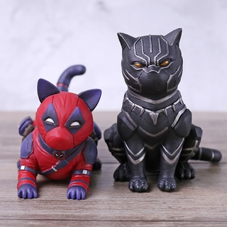 Mô hình nhân vật deadpool, mèo đen