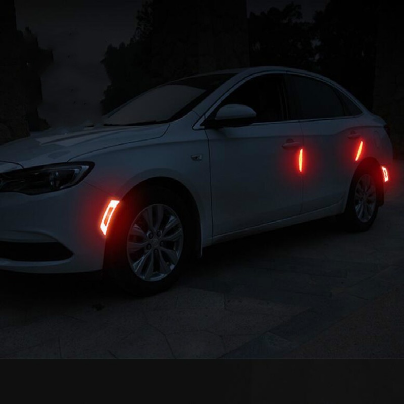 Miếng Dán Phản Quang 5D Bằng Sợi Carbon Trang Trí Xe Hơi