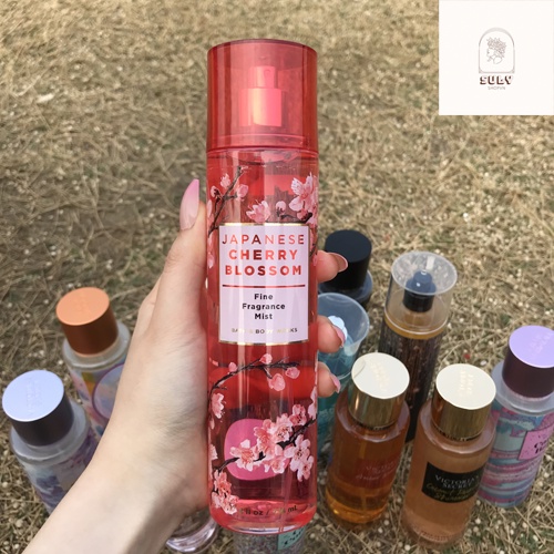 Nước hoa toàn thân Japanese Cherry Blossom Bath And Body Works Victoria Secret Thái Lan lọ chiết, full size tiện dụng