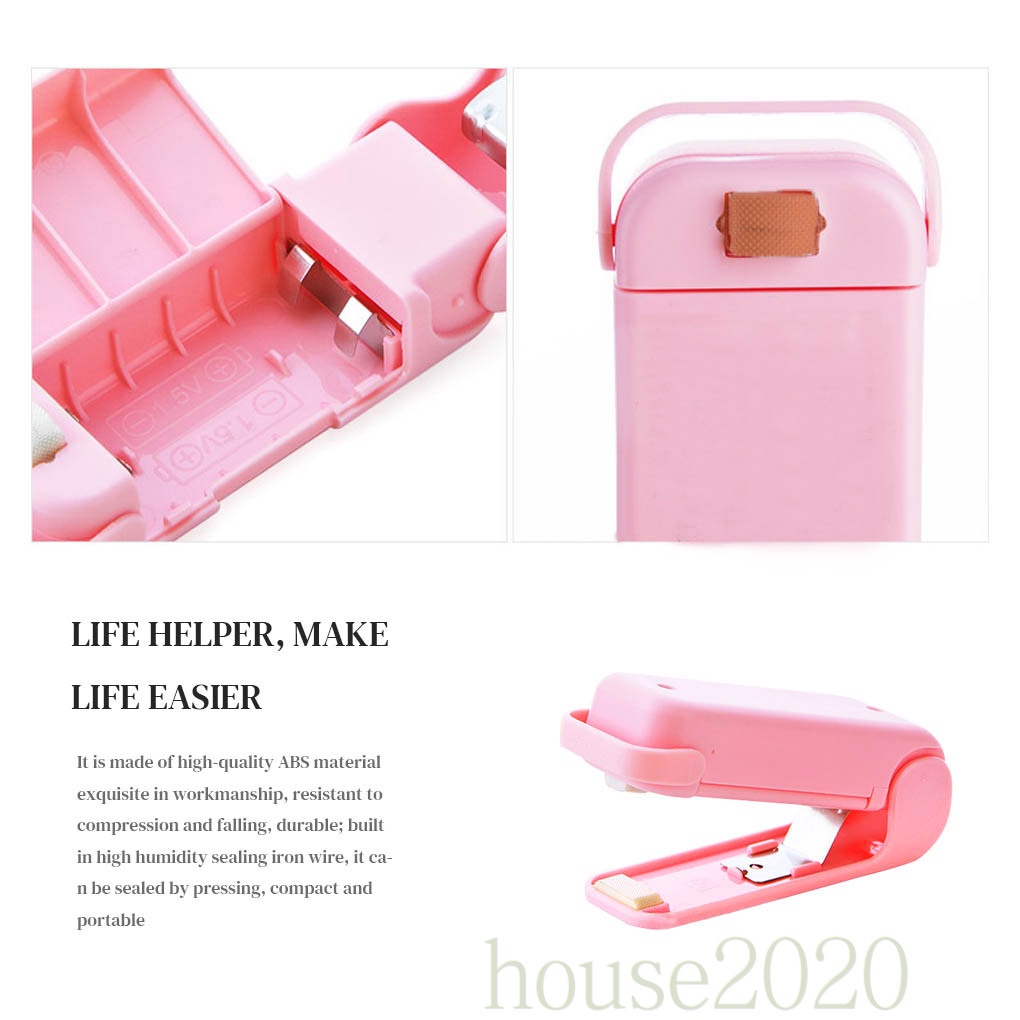 Máy hàn miệng túi mini cầm tay tiện dụng 2020 sử dụng pin