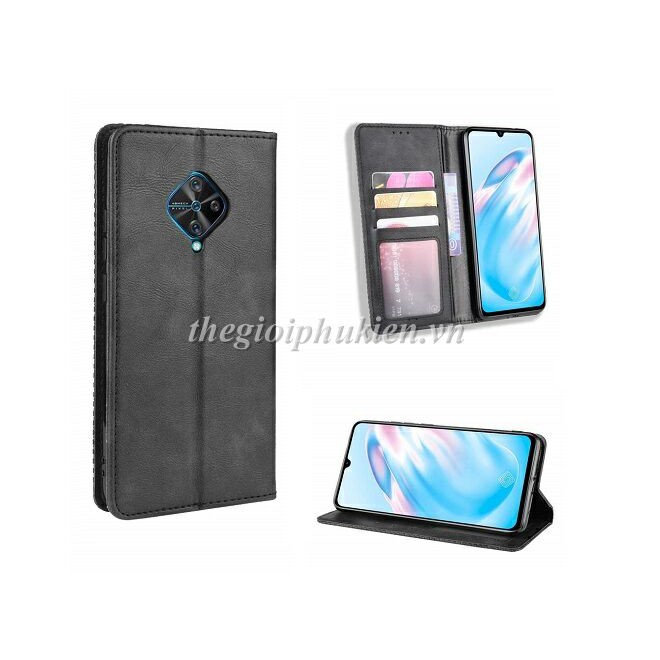 Bao da dạng ví Vivo S1 Pro Luxury Leather