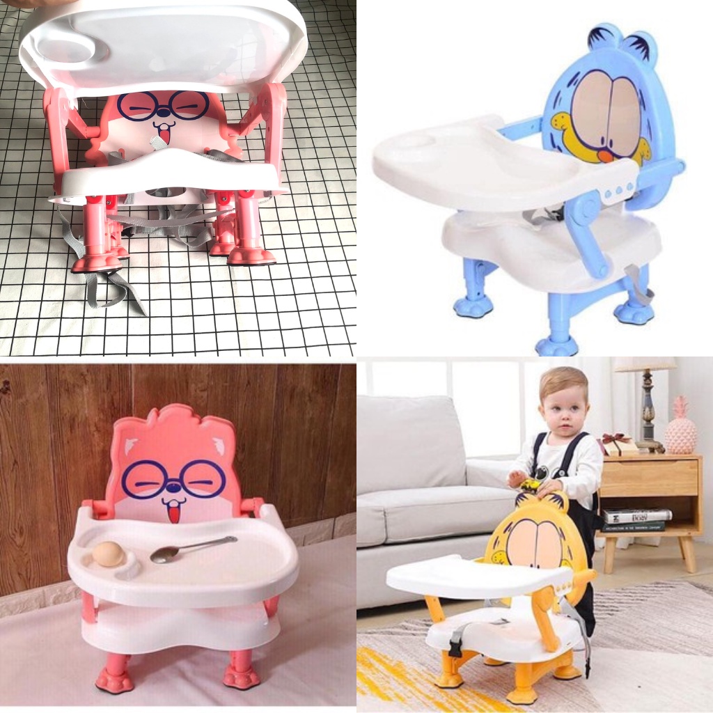 Ghế tập ngồi cho bé ăn dặm, có đai an toàn cho bé