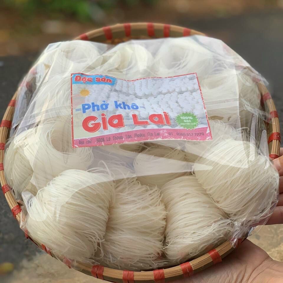 (HÀNG MỚI) 1KÝ BÁNH PHỞ KHÔ GIA LAI NGON LẮM NÈ