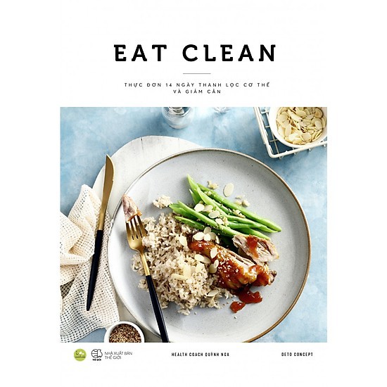 Sách - Combo Dinh Dưỡng Xanh + EAT CLEAN Thực Đơn 14 Ngày Thanh Lọc Cơ Thể Và Giảm Cân | BigBuy360 - bigbuy360.vn