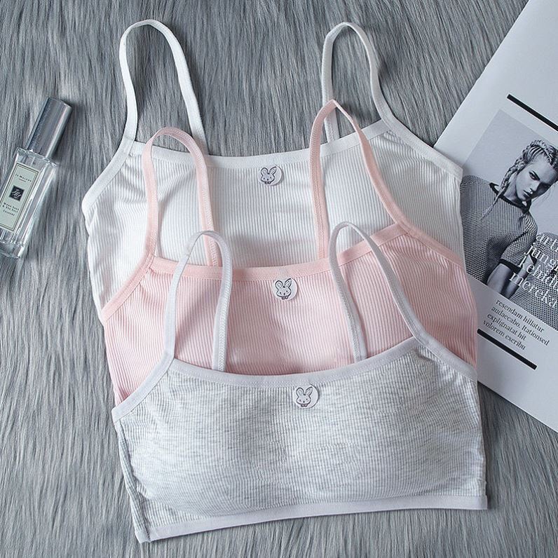 Áo ngực Thỏ Bra có mút hai dây học sinh chất đẹp thoáng khí cotton cho bạn gái