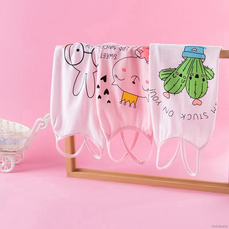Áo yếm hai dây không tay vải cotton in hình hoạt hình thời trang mùa hè cho bé gái