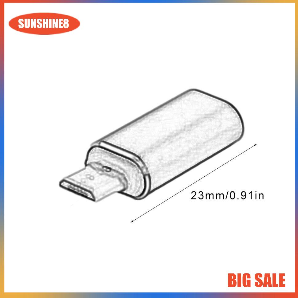 【SUN】[NEW]Type-c Female To Android Male Aluminum Adapter Type-c To Micro Conversion Head