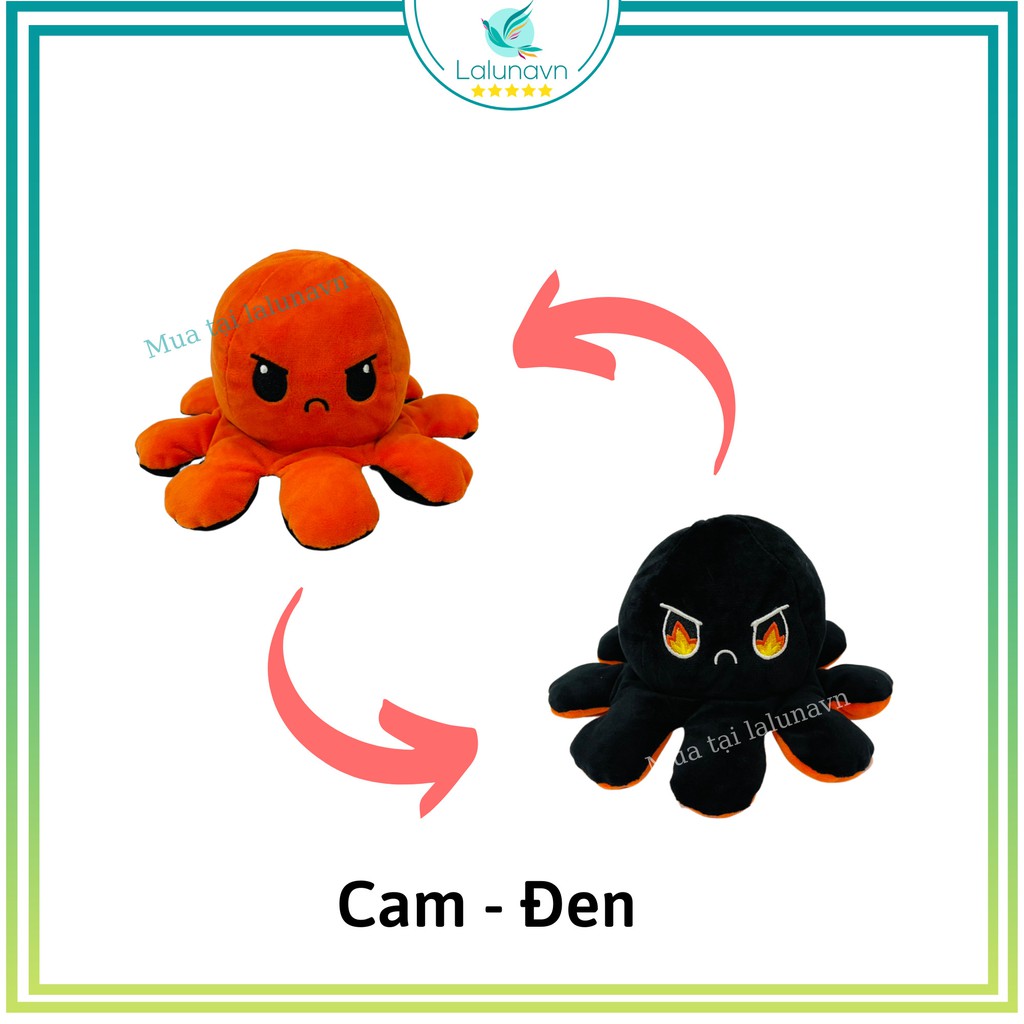 Lalunavn Bạch tuộc cảm xúc bông Cao Cấp vải đẹp , bông nhiều , may kỹ