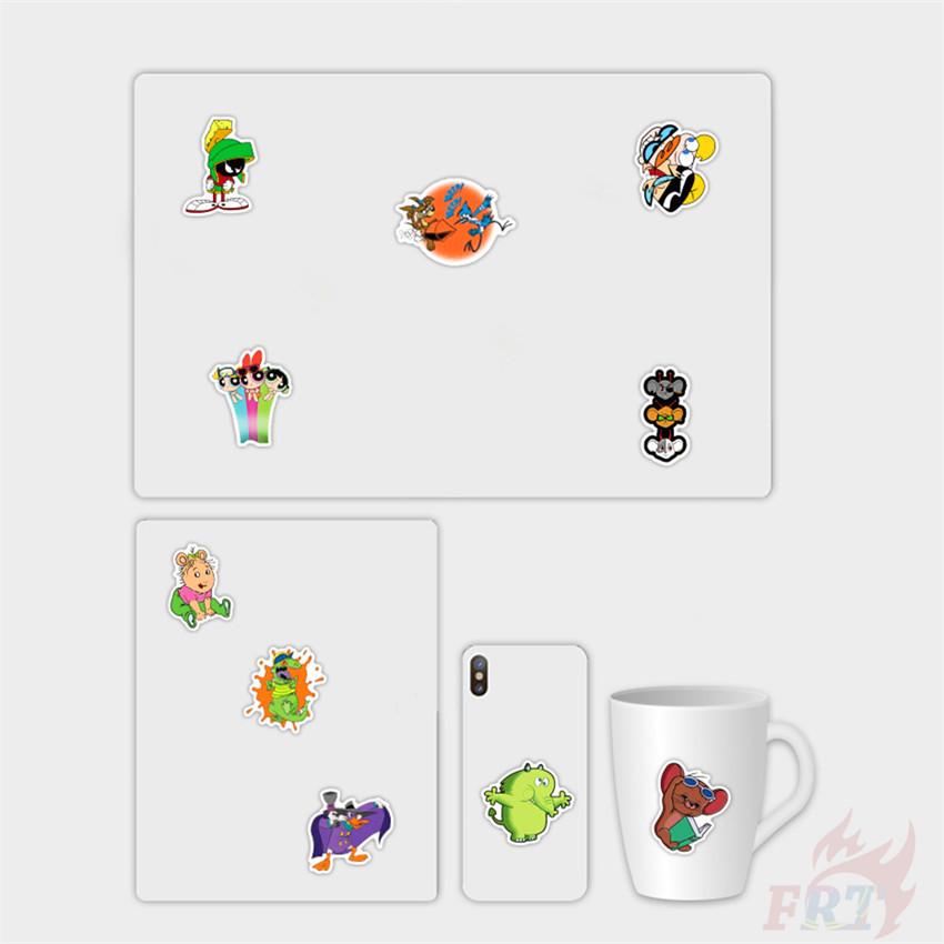 ❉ Mixed Classical Anime Comics Games Series 01 - 90s 00s Memory Cartoon Character Stickers ❉ 50Pcs/Set DIY Fashion Luggage Laptop Skateboard Decals Doodle Stickers