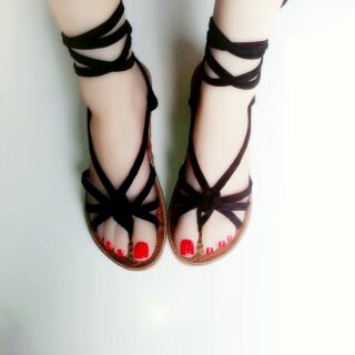 [SALE OFF ] Giày sandal nữ cột dây cá tính