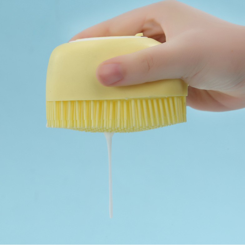 Cọ Tắm Massage Silicon Có Ngăn Chứa Dầu Tắm Tiện Lợi (SP081408)