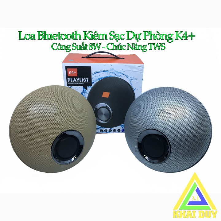 [Hàng Hot Mới] Loa Nghe Nhạc Không Dây Bluetooth JBL K4+ - Loa Để Bàn Blutooth Mini Dễ Thương Giá Rẻ