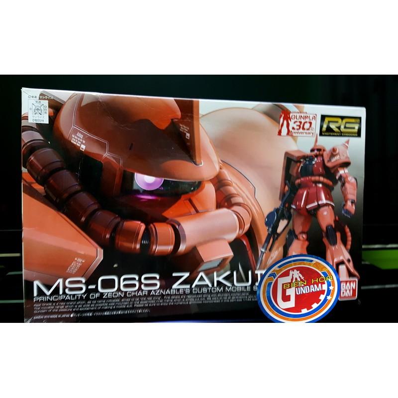 Bộ đồ chơi lắp ráp mô hình gundam RG ZAKU 2 RED