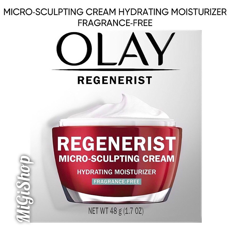 Kem Dưỡng Da Chống Lão Hoá Không Mùi Olay Regenerist Micro Sculpting Cream Fragrance Free 48g