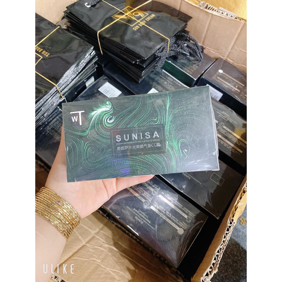 Phấn tươi Sunisa kèm bông đánh phấn cao cấp | BigBuy360 - bigbuy360.vn