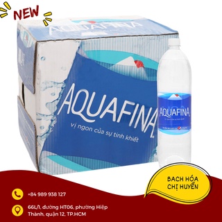 Thùng 12 chai nước tinh khiết Aquafina 1.5 lít