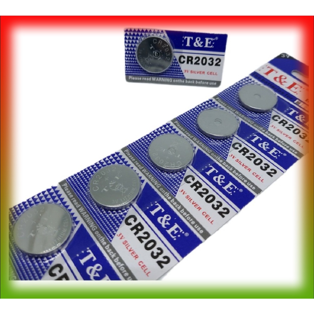 Pin Cr2032 Màu Xanh 3v Tròn Dẹt Chất Lượng Tốt Dùng Được Lâu