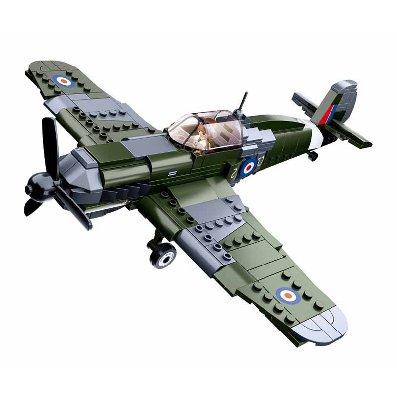 Bộ 290 Khối Lắp Ráp Mô Hình Máy Bay Chiến Đấu Sluban 0712 WW2