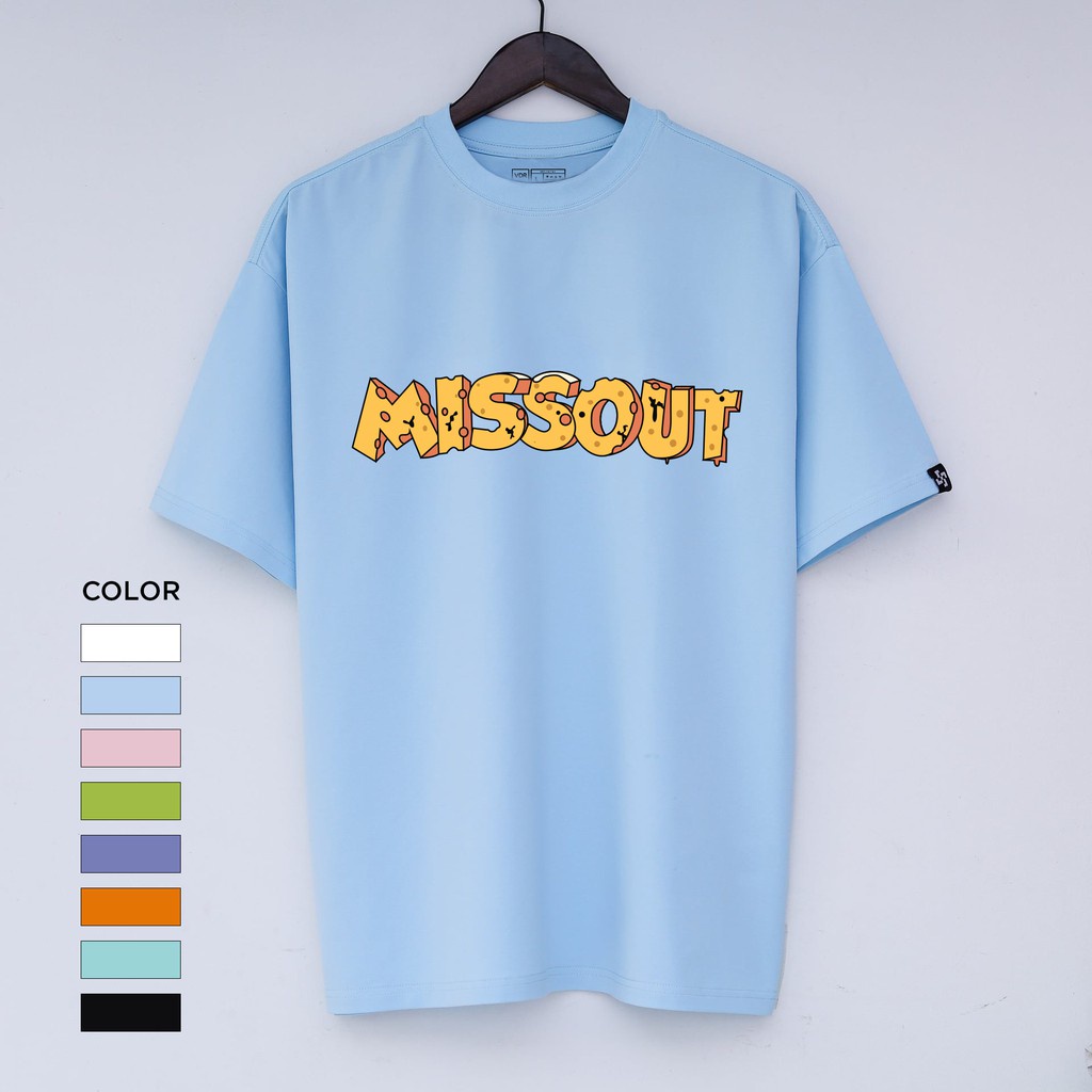 Áo thun nam nam nữ Unisex form rộng CHEESE MissOut (V200)