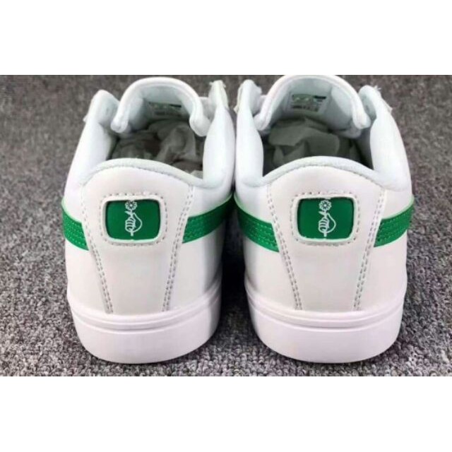 (SALE HOT) giày thể thao PUMA COURT STAR x BTS white green Trắng vạch xanh (FULLBOX)