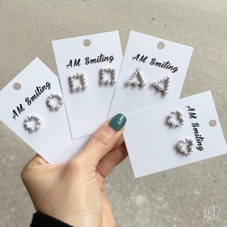 Bông tai nhỏ nhắn các hình xinh xắn