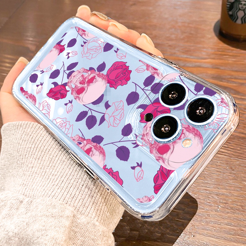 Ốp lưng iphone Ốp điện thoại Suntaiho TPU dẻo trong suốt in họa tiết thích hợp cho iPhone 11 Pro Max/ 13 12 Pro/ Xs Max xr Xs 8 7 Plus