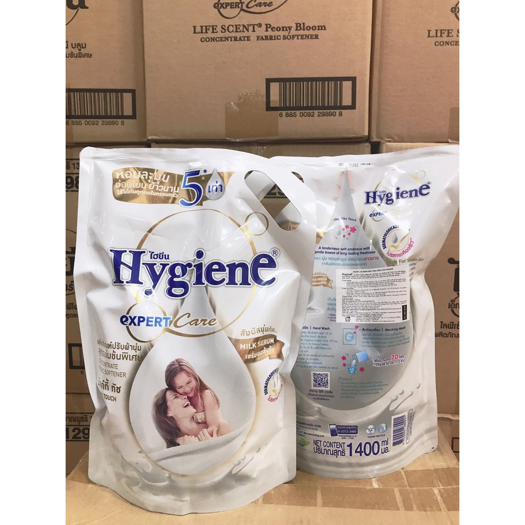 Nước Xả Vải Đậm Đặc Hygiene Thái Lan 1.3L Có Vòi