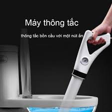 Súng thông tắc cống bồn cầu thông minh bằng khí nén, thông tắc sau 1 lần bấm