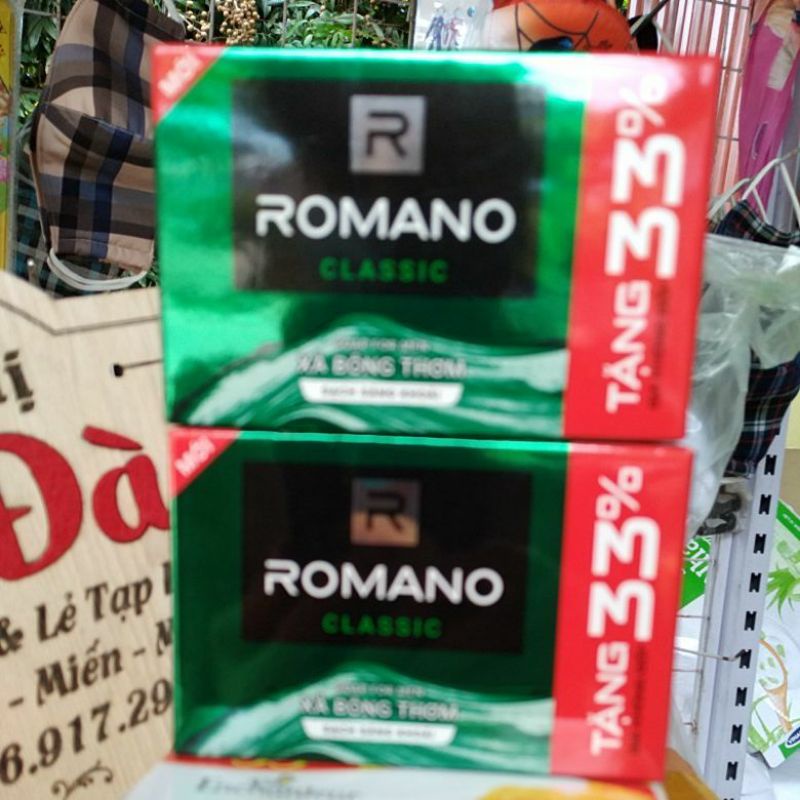 Xà bông cục Romano 90 g tặng 33%
