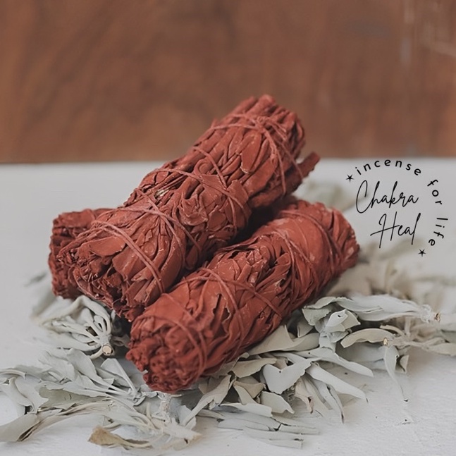 Dragon's Blood Sage - Xô Thơm Huyết Rồng thảo mộc xông nhà, thanh tẩy và thu hút may mắn l Chakra Heal Incense