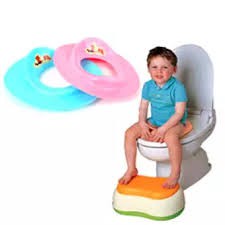 <giadungthanhtri> Thu gọn bồn cầu Việt Nhật cho bé