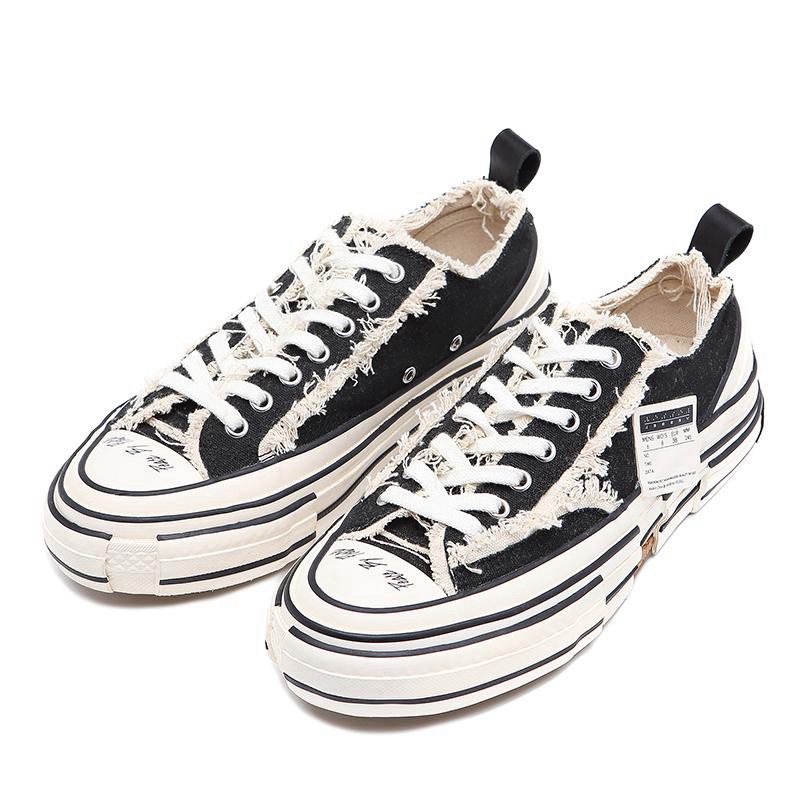 Giày Sneaker xVESSEL Đế Trắng Style Rách Cao 3,5-4cm 1.1 Đế Gỗ | BigBuy360 - bigbuy360.vn