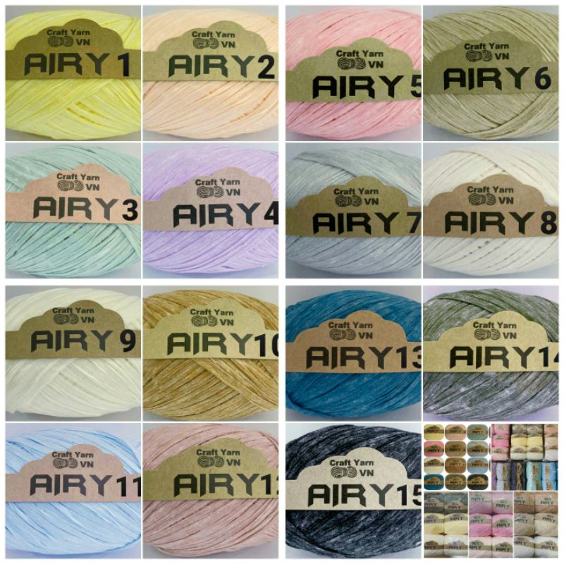 AIRY Sợi Nhẹ Mềm Móc Túi Nón