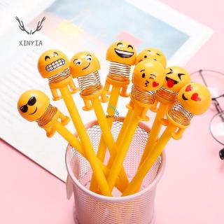 Bút Mực Gel Hình Búp Bê Cảm Xúc Màu Đen XY1 Dùng Cho Văn Phòng/Trường Học