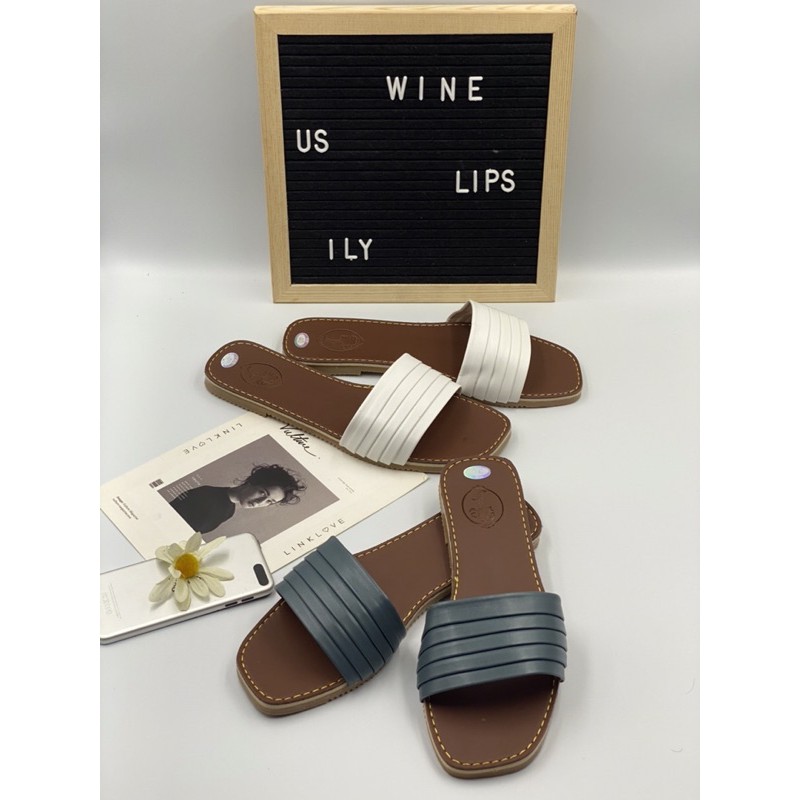 Quai ngang xếp ly - dép nữ bigsize 35-40