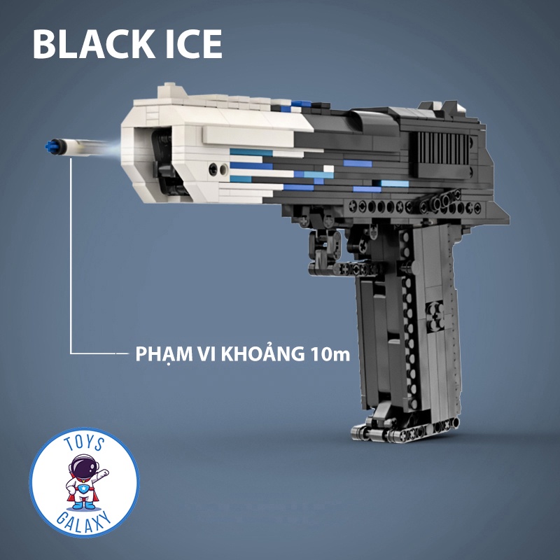 Đồ Chơi Lắp Ráp PUBG Mô Hình Lục Desert Eagle Black Ice / Blaze MOC Kevin183 / CSGO