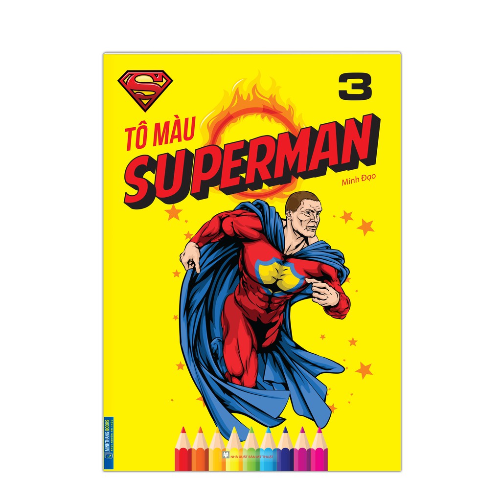 Sách - Tô màu SUPERMAN tập 3